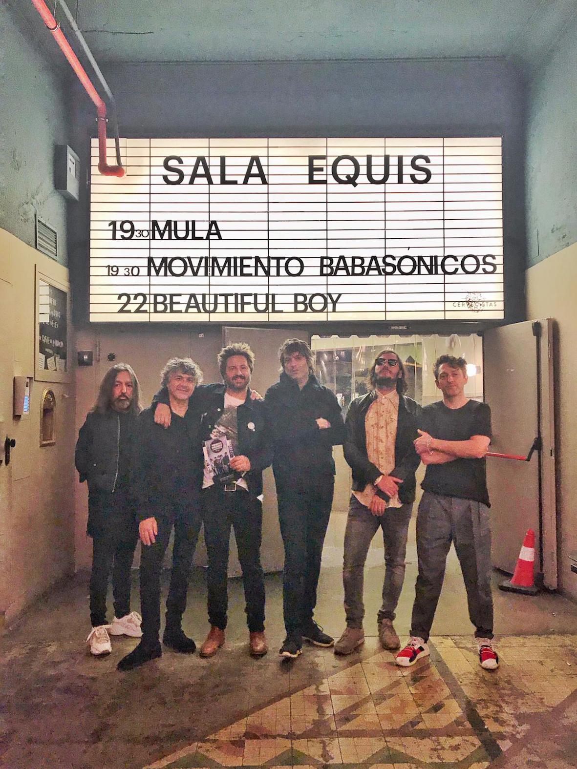 Martín Bonetto con Babasónicos