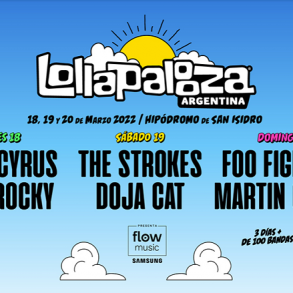 Lollapalooza Argentina 2022 cartel